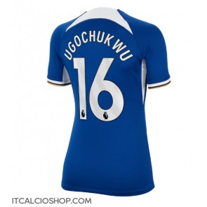 Chelsea Lesley Ugochukwu #16 Prima Maglia Femmina 2023-24 Manica Corta